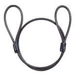 Candado bontrager seat cable, negro 5mm x 75cm (29 - 581394