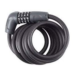 Candado bontrager comp combo cable, negro 10mm x 1