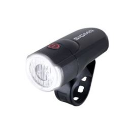 Luz delantera sigma aura 30 a pila negro